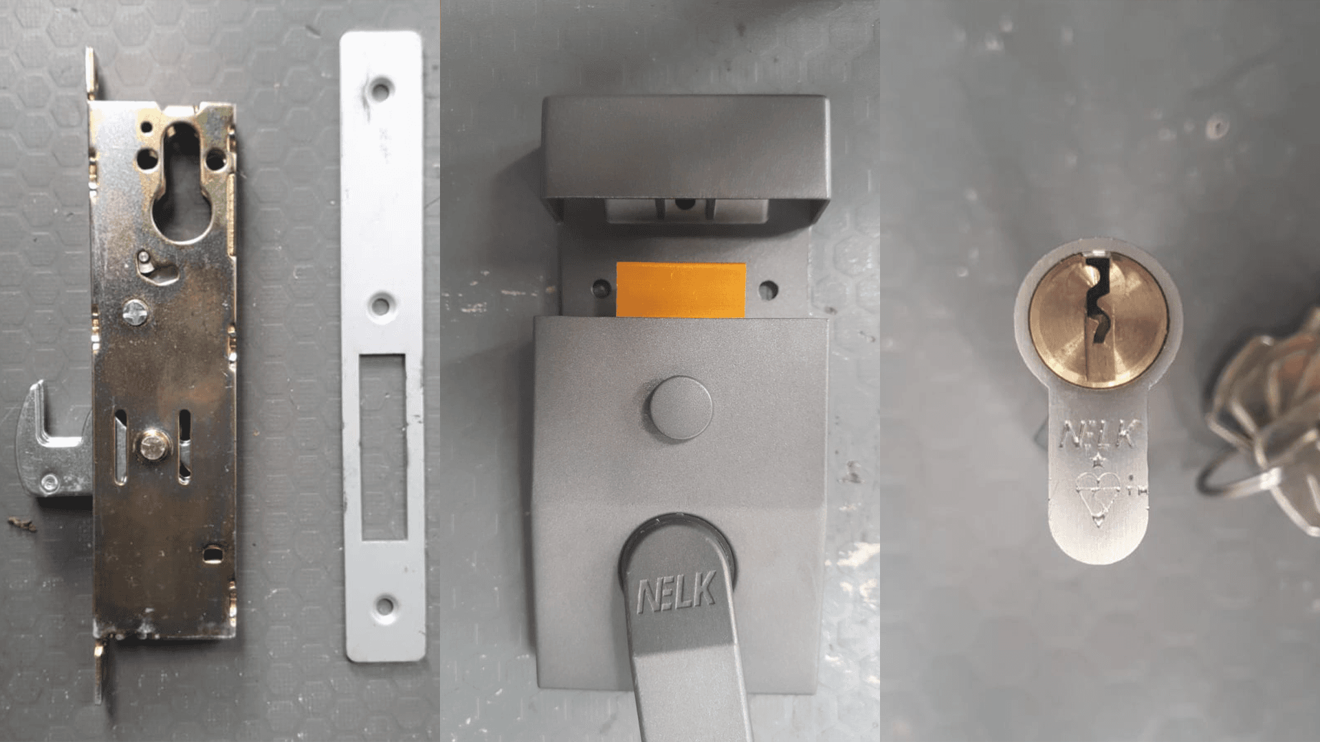 Various types of door locks to be used on external doors