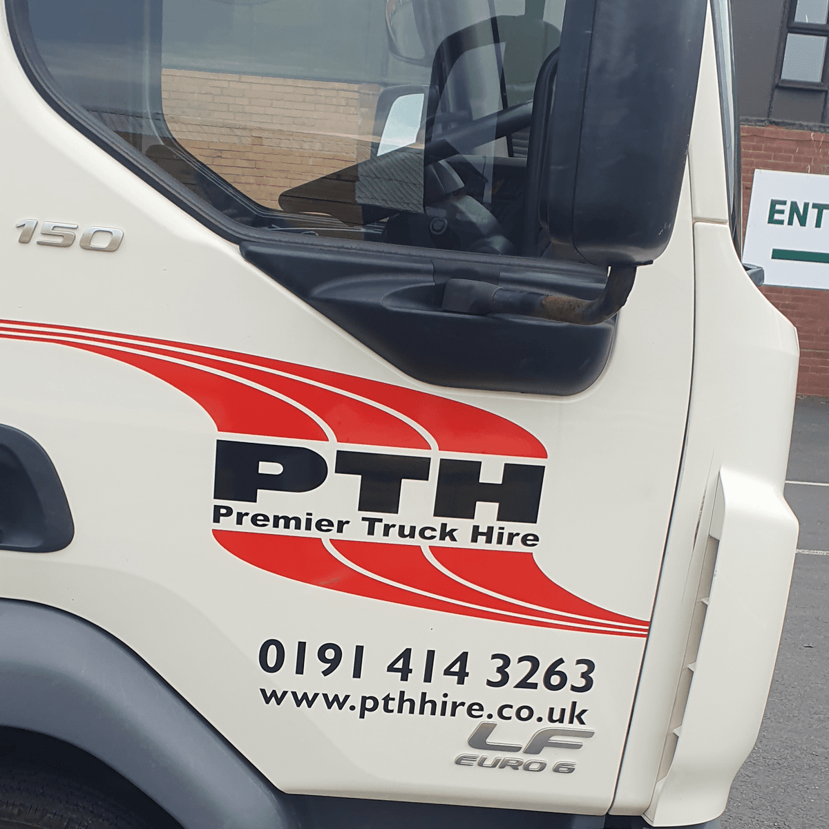 A locksmiths automotive unlocking a DAF truck in South Shields.