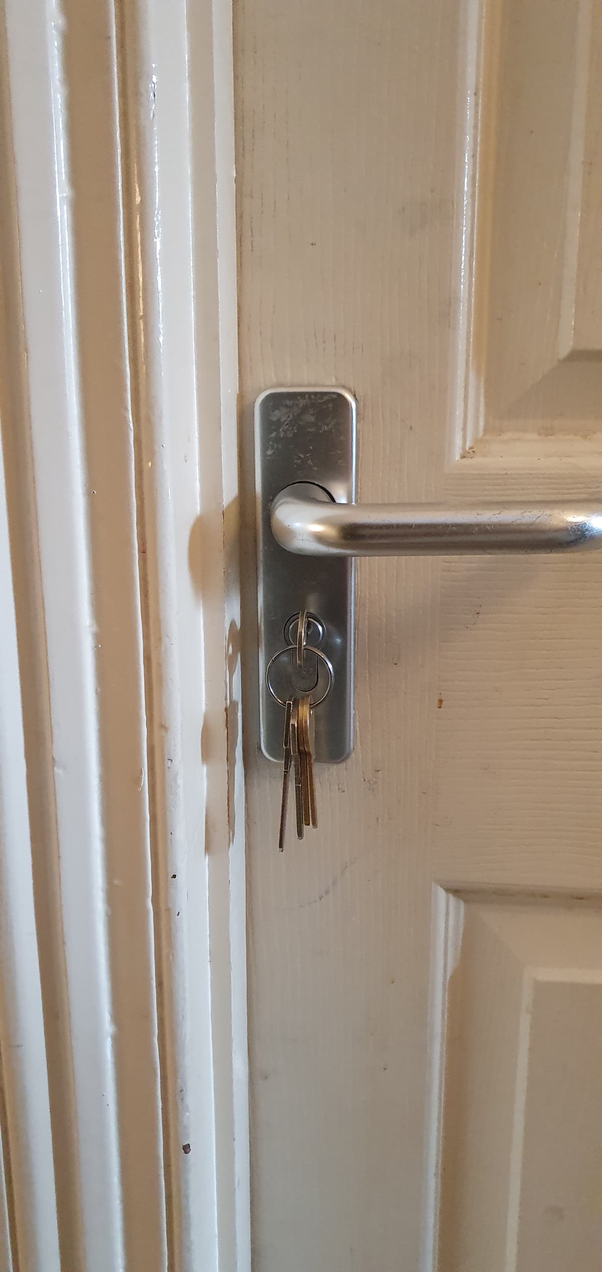 A door with a changed lock by AD Locksmithing