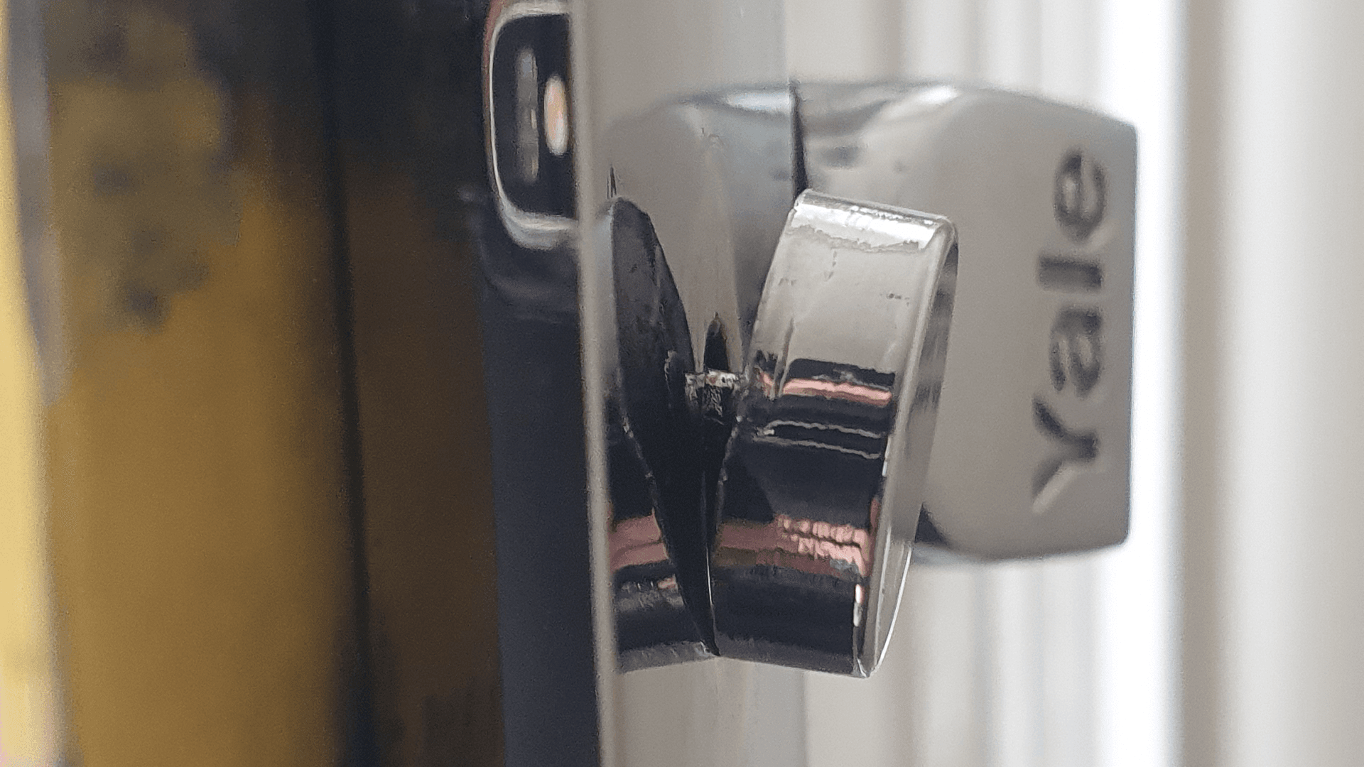 The broken night latch - broken snib